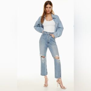 Agolde 90’s crop mid-rise jean